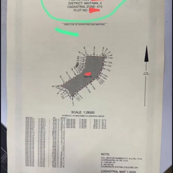 LAND FOR SALE (100H) Maitama2