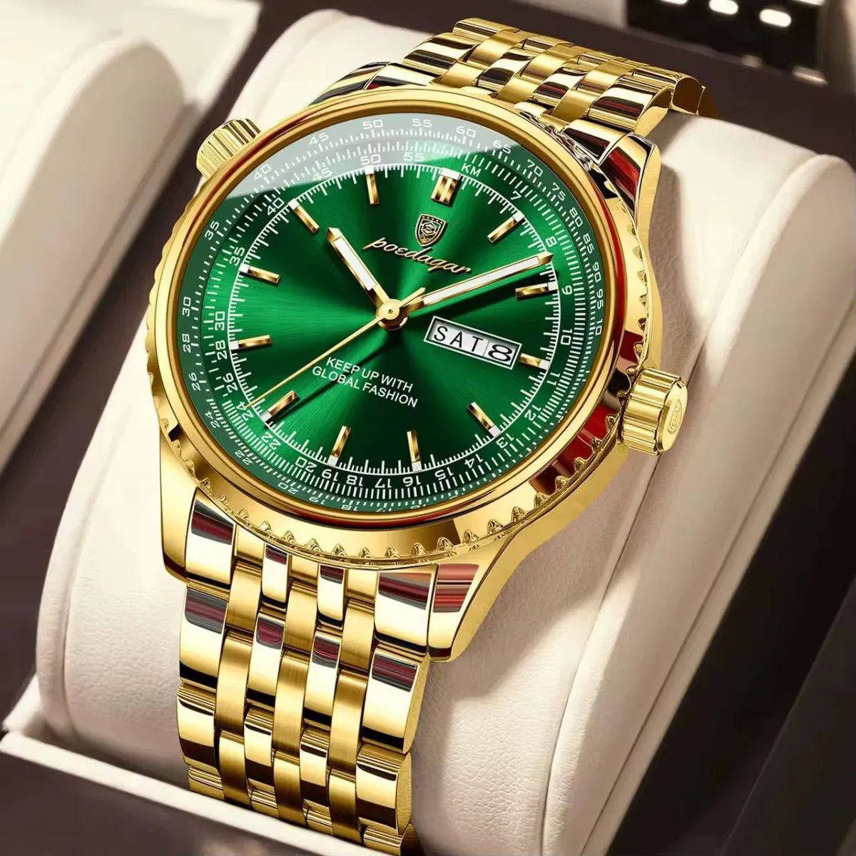 Poedagar Two Tone Automatic Wristwatch - Image 2