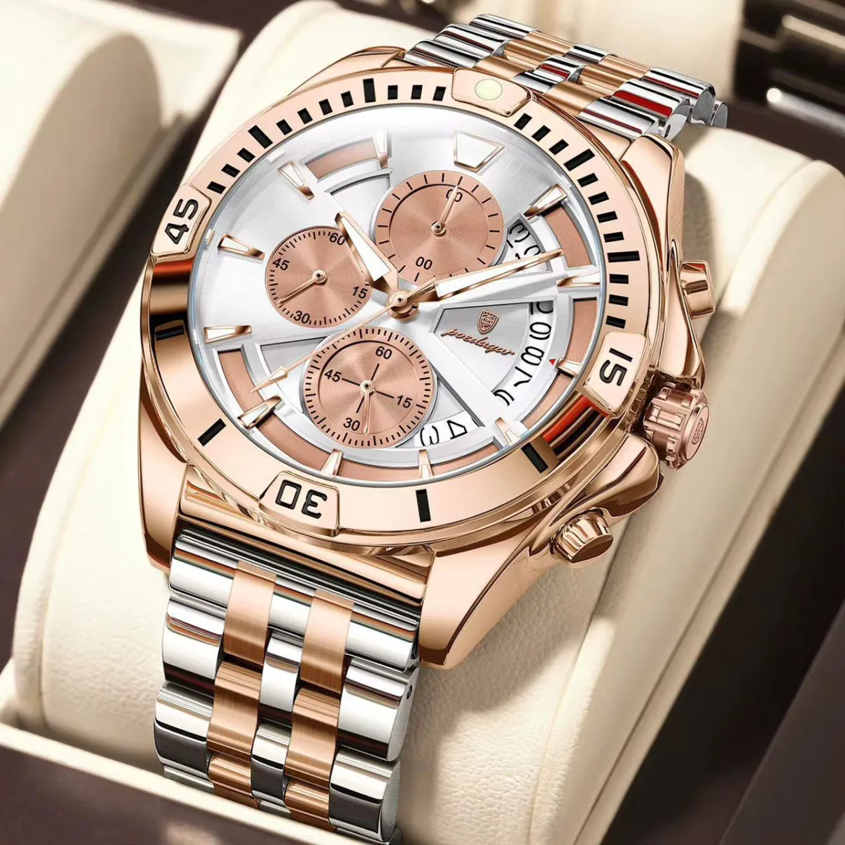 Poedagar Chronograph Wristwatch For Men - Image 6