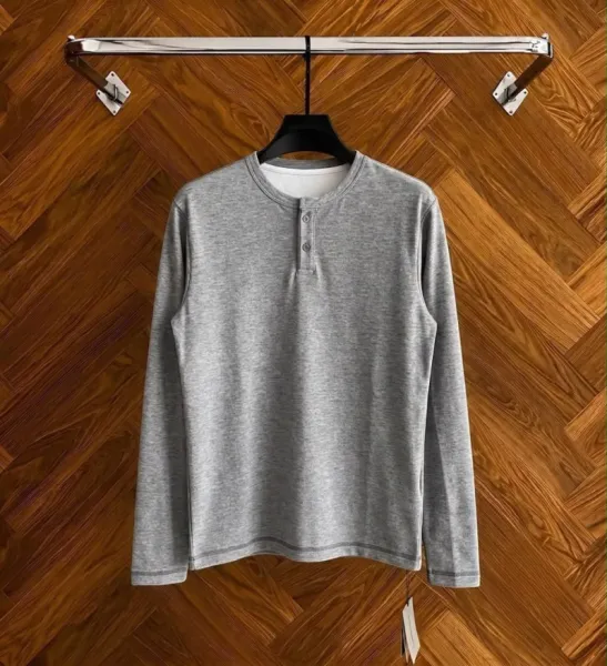 Men's Henley Long Sleeve Shirt