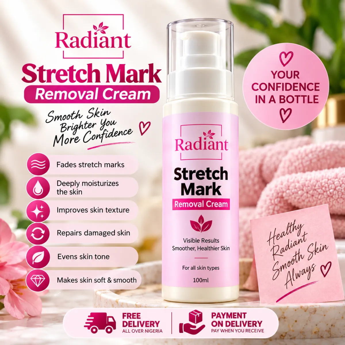 Radiant Stretch-Mark Removal Cream - Image 2