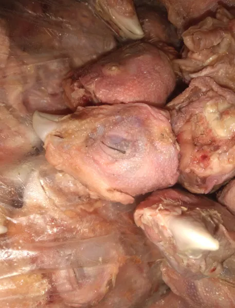 Chicken head for dogs