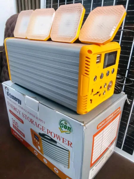 Solar energy power storage supply