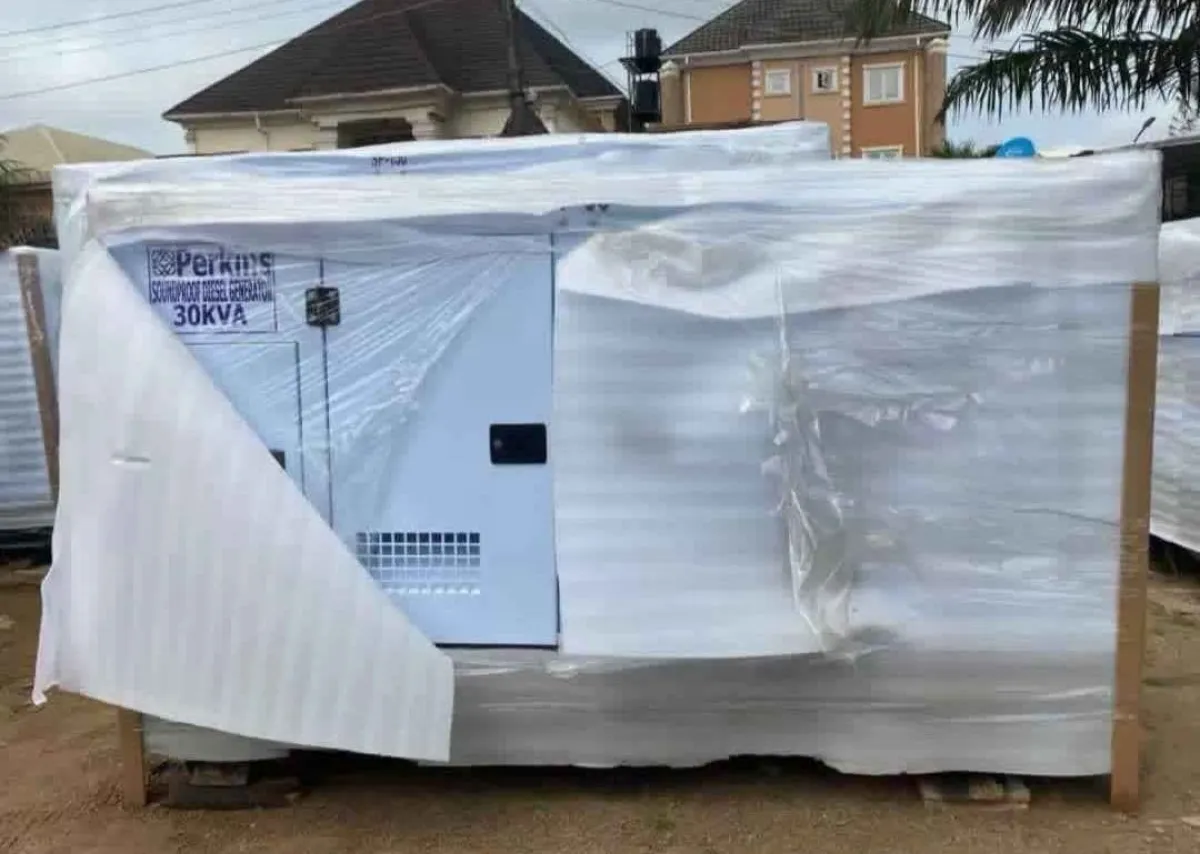 30kva perkins soundproof diesel generator available - Image 2