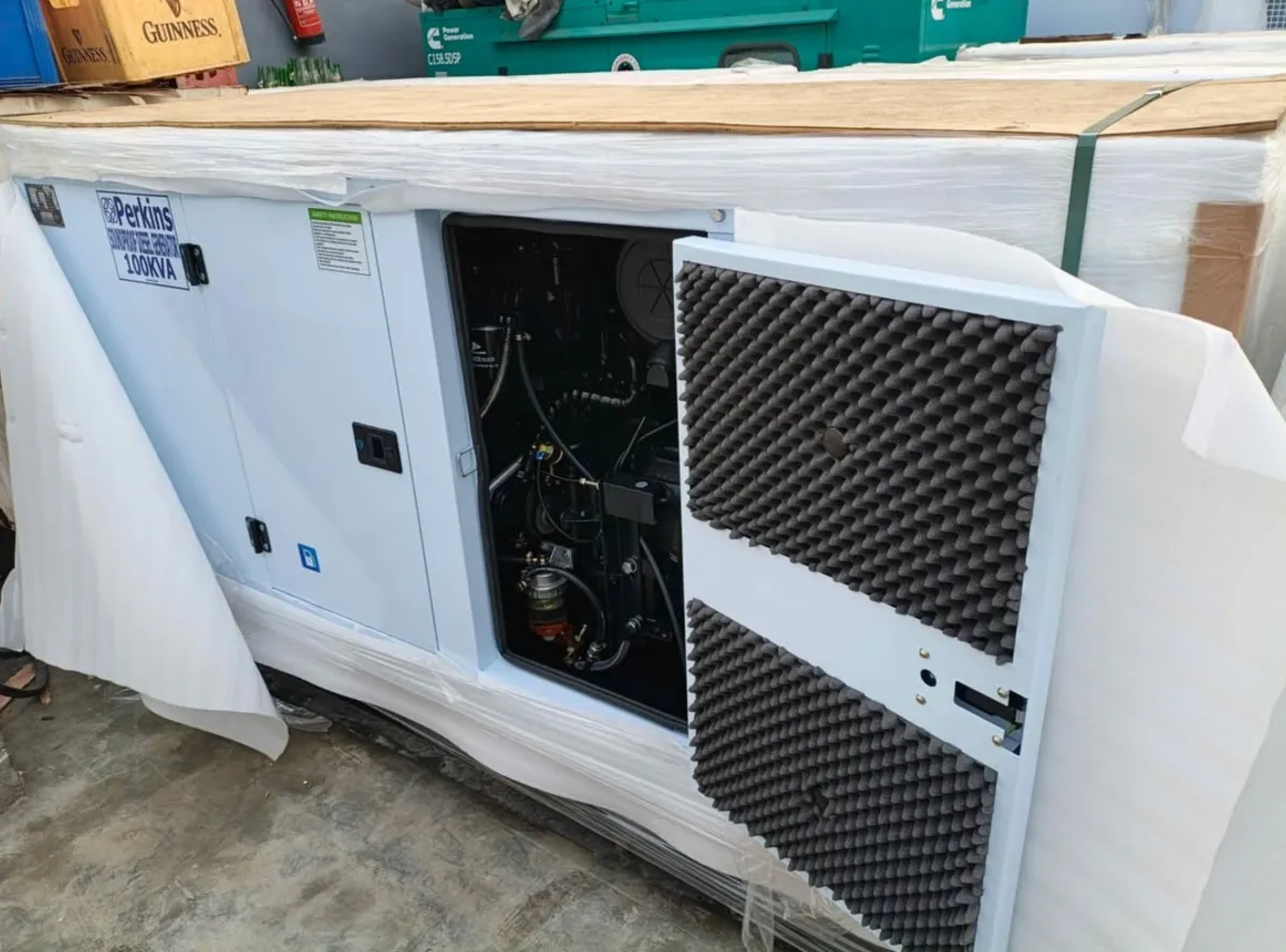 100kVA Perkins Soundproof Diesel Generator Reliable & Powerful - Image 2