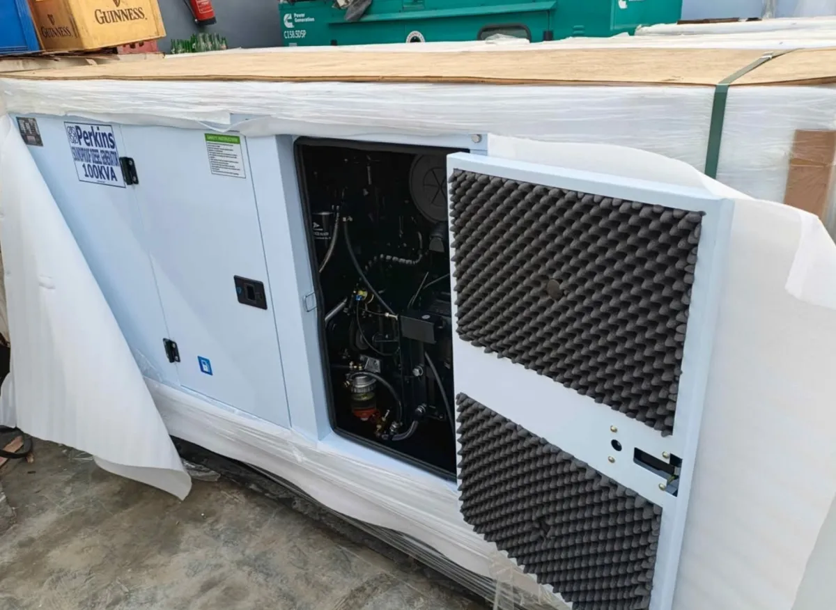 100kVA Perkins Soundproof Diesel Generator Reliable & Powerful - Image 4