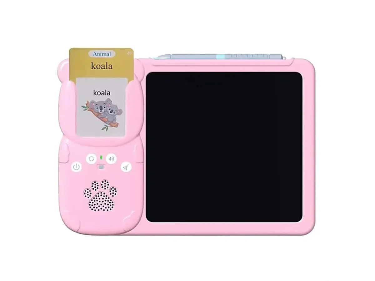 2-in-1 Educational Learning Set Card Reader LCD Writing Tablet - Image 4