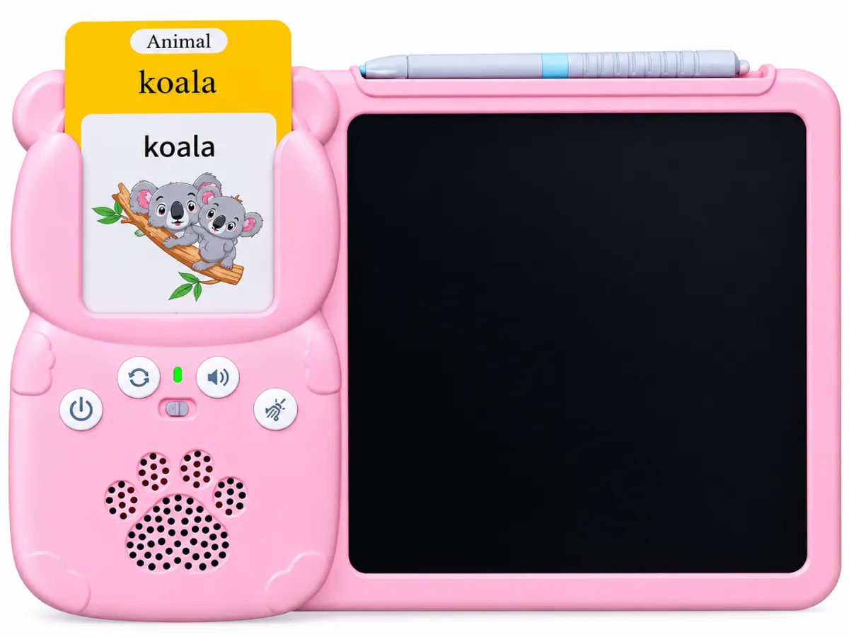 2-in-1 Educational Learning Set Card Reader LCD Writing Tablet - Image 5