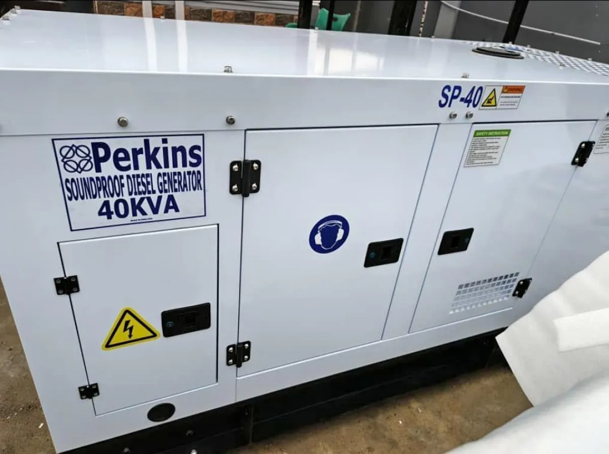 brand new 40kva perkins soundproof diesel generator available - Image 3