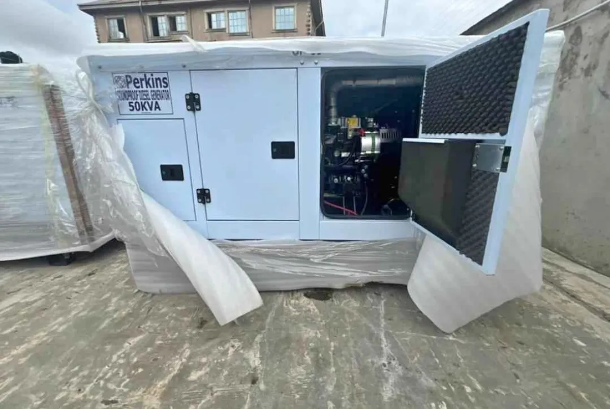 New 50kva perkins soundproof diesel generator available - Image 1