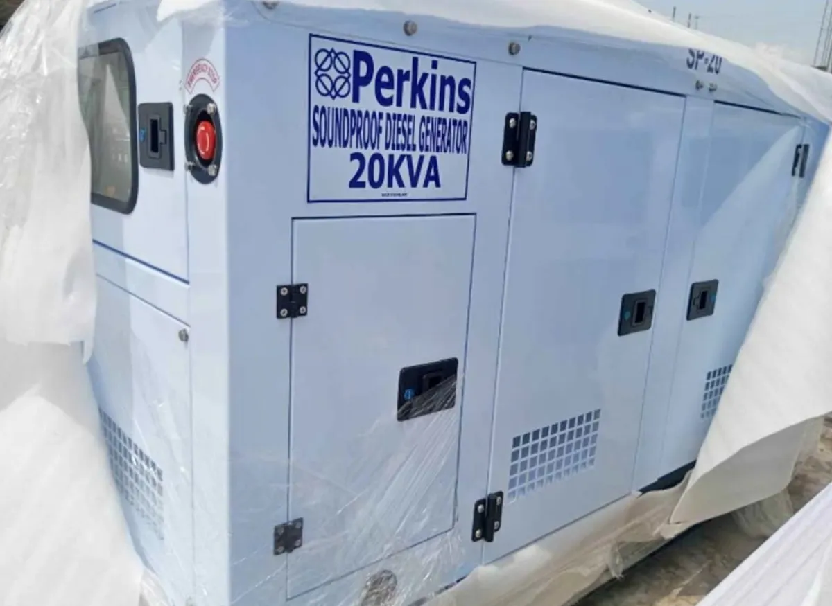 noiseless 20kva perkins soundproof diesel generator available - Image 1