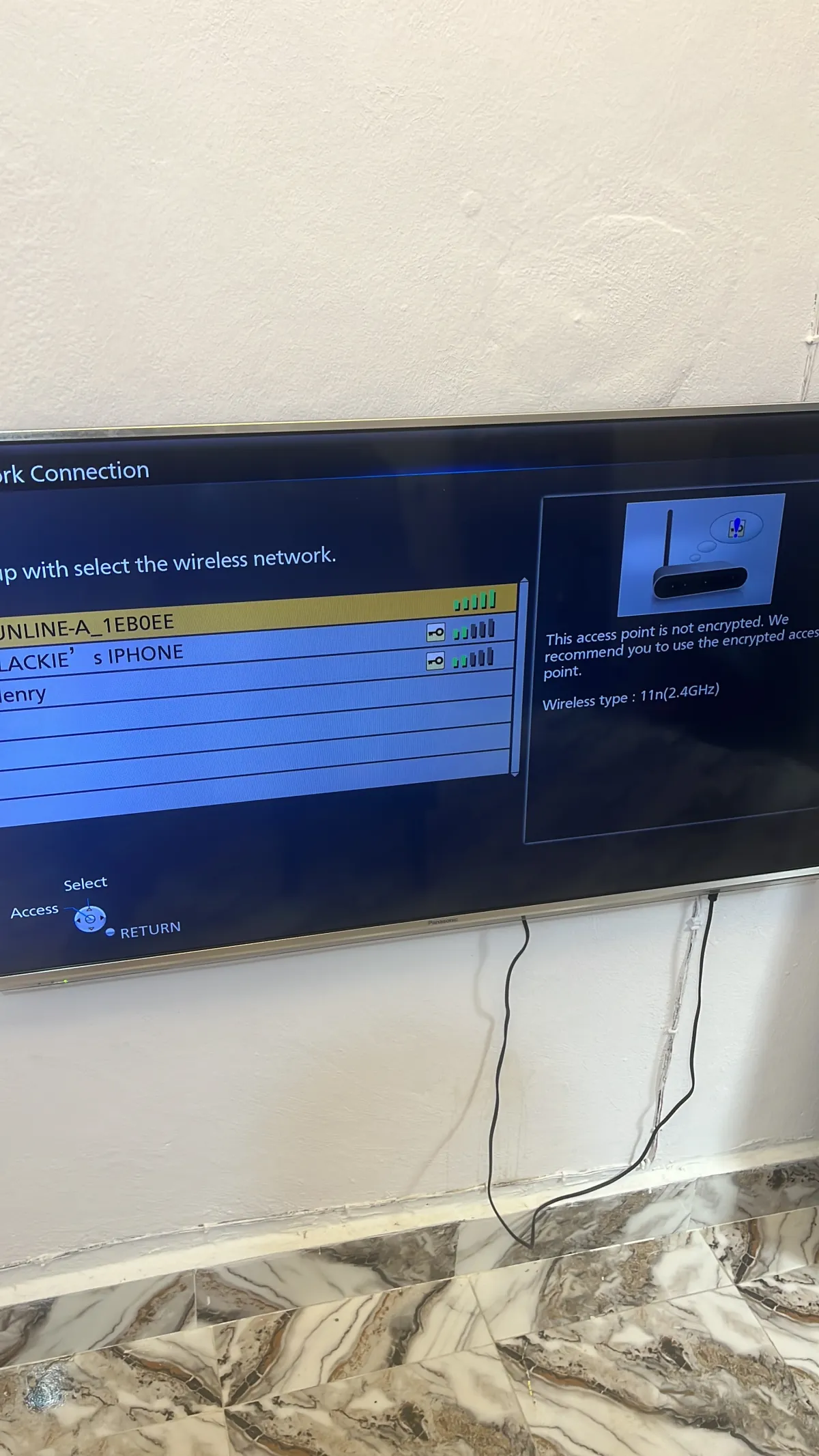 Panasonic television 50 inches - Image 2
