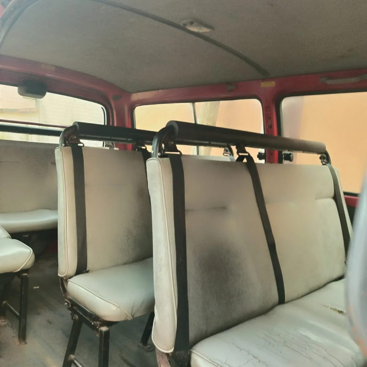 Red Toyota hiace bus - Image 6