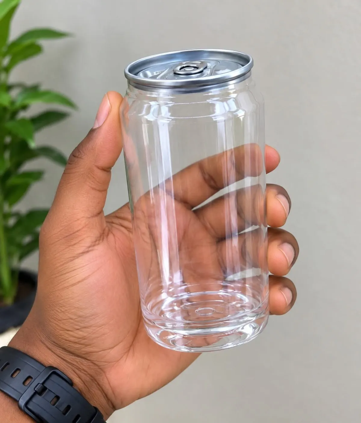Transparent pet can bottle - Image 1