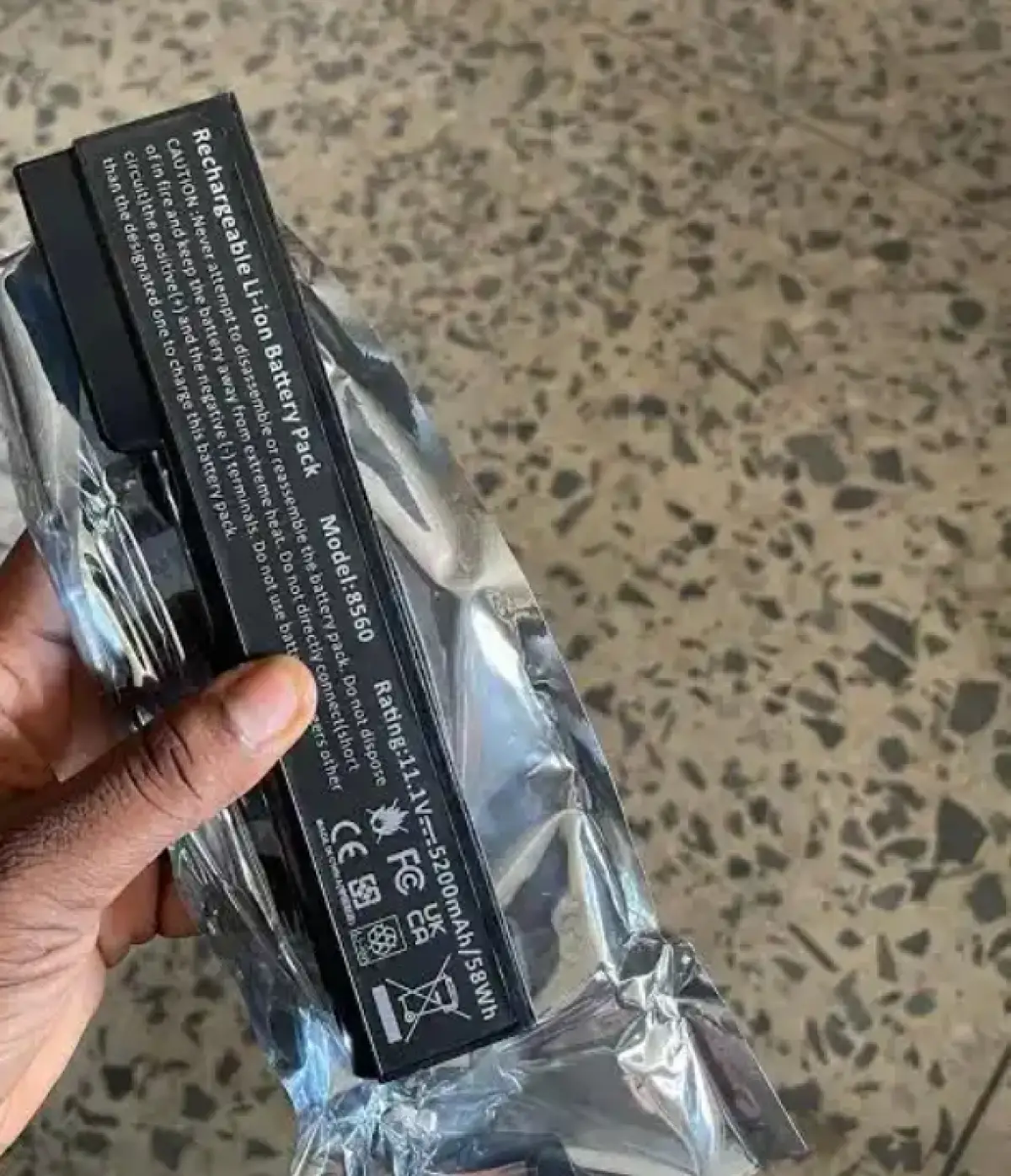 Double cell laptop battery - Image 2