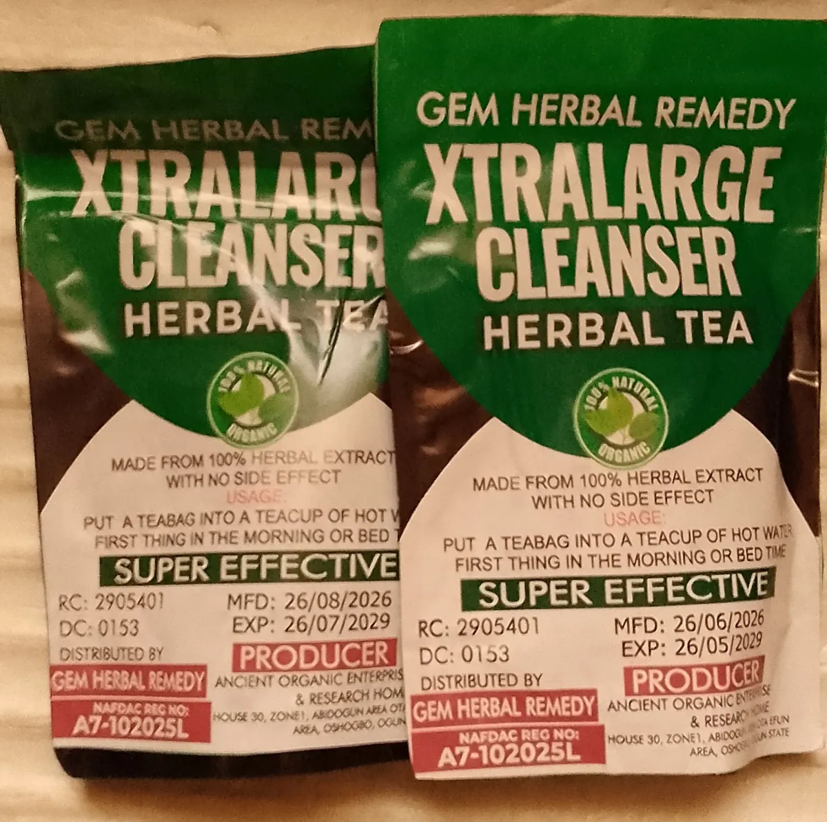 Xtralarge Cleanser Herbal Tea - Image 1