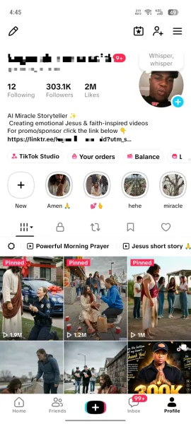 Fully monitized and earning UK Premium Tik Tok