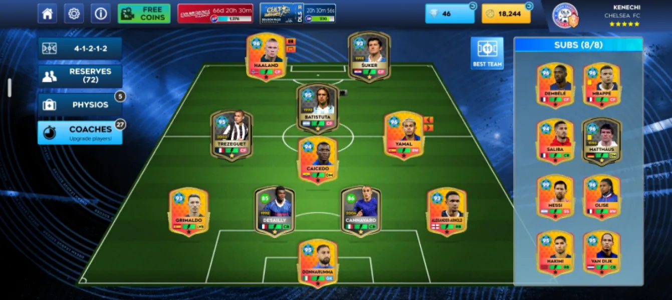 Please I am selling my Dls account dream league soccer
