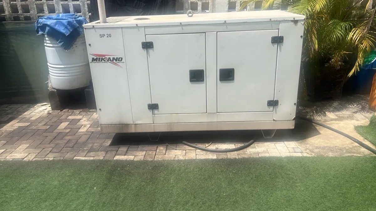 Neatly Used 20KVA MIKANO SoindProof Lister Generator - Image 1