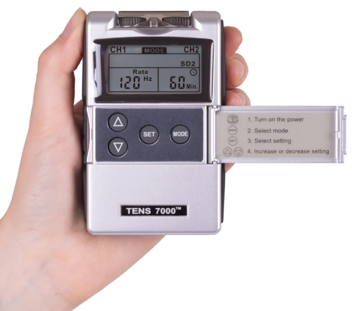 TENS 7000 Rechargeable TENS Unit Muscle Stimulator - Image 3