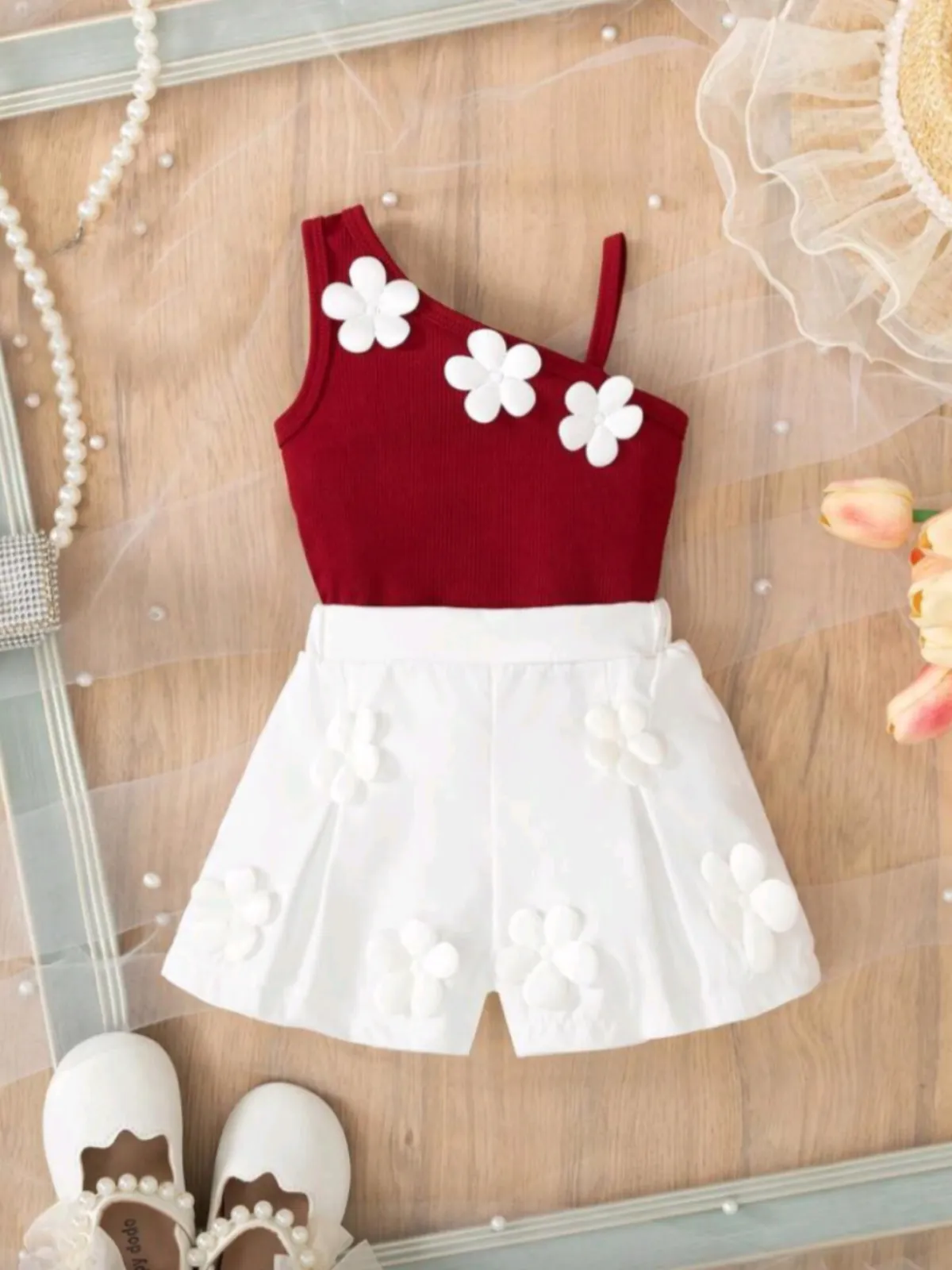 Baby Girls' Korean Fashion Summer Outfit Set - Image 4