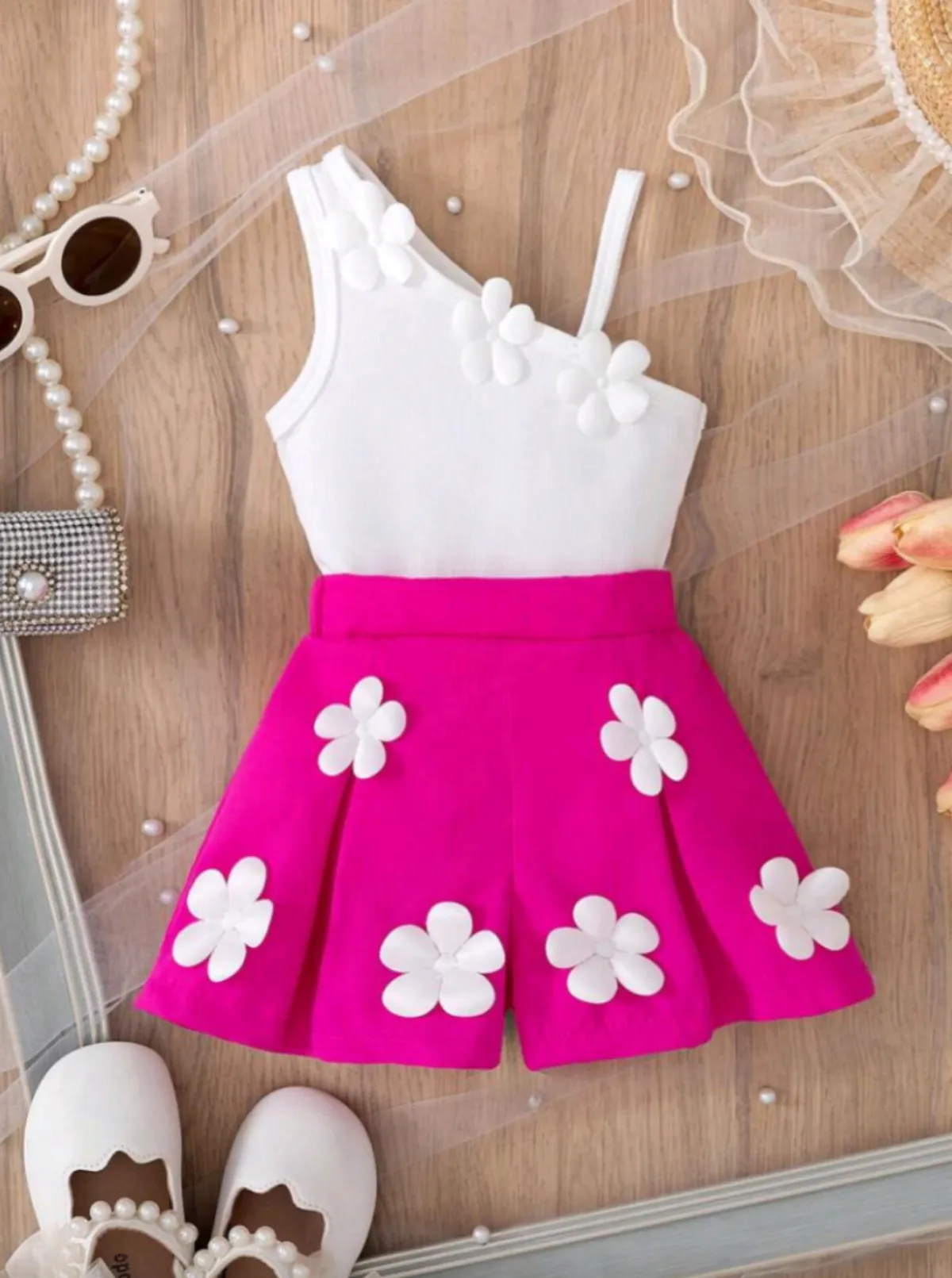 Baby Girls' Korean Fashion Summer Outfit Set - Image 7