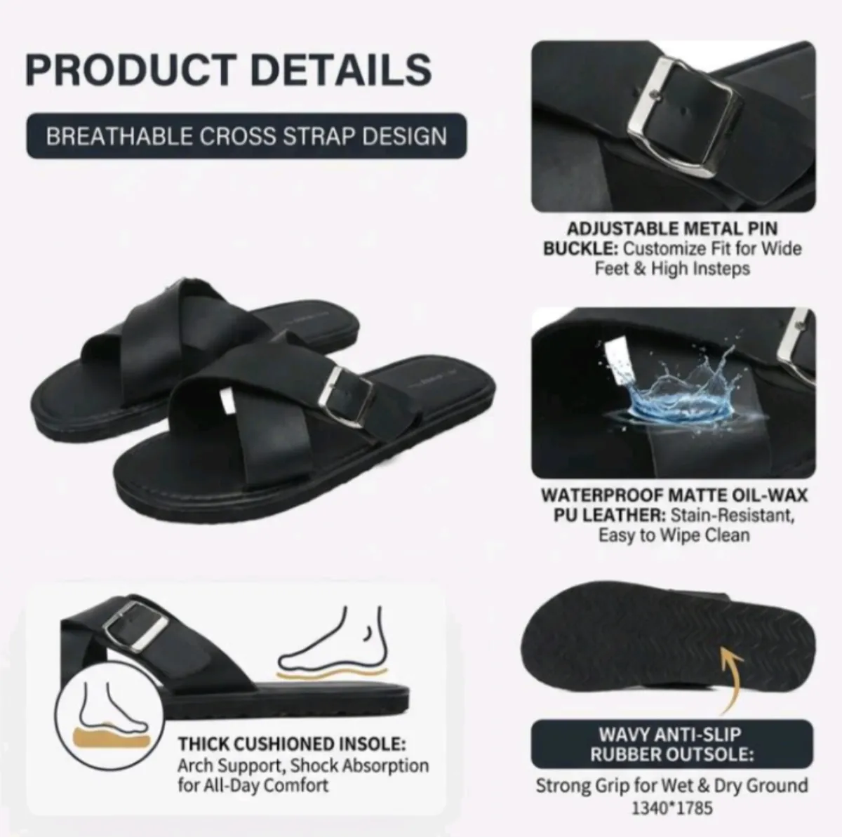 Fashionable Versatile Men's Slippers - Image 4