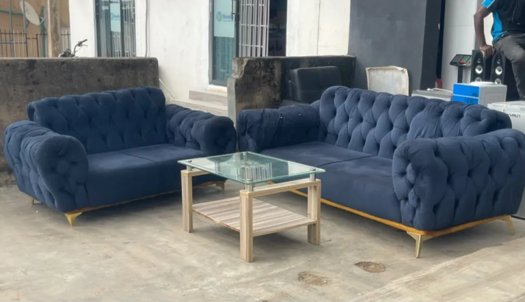 Set of chairs with center table