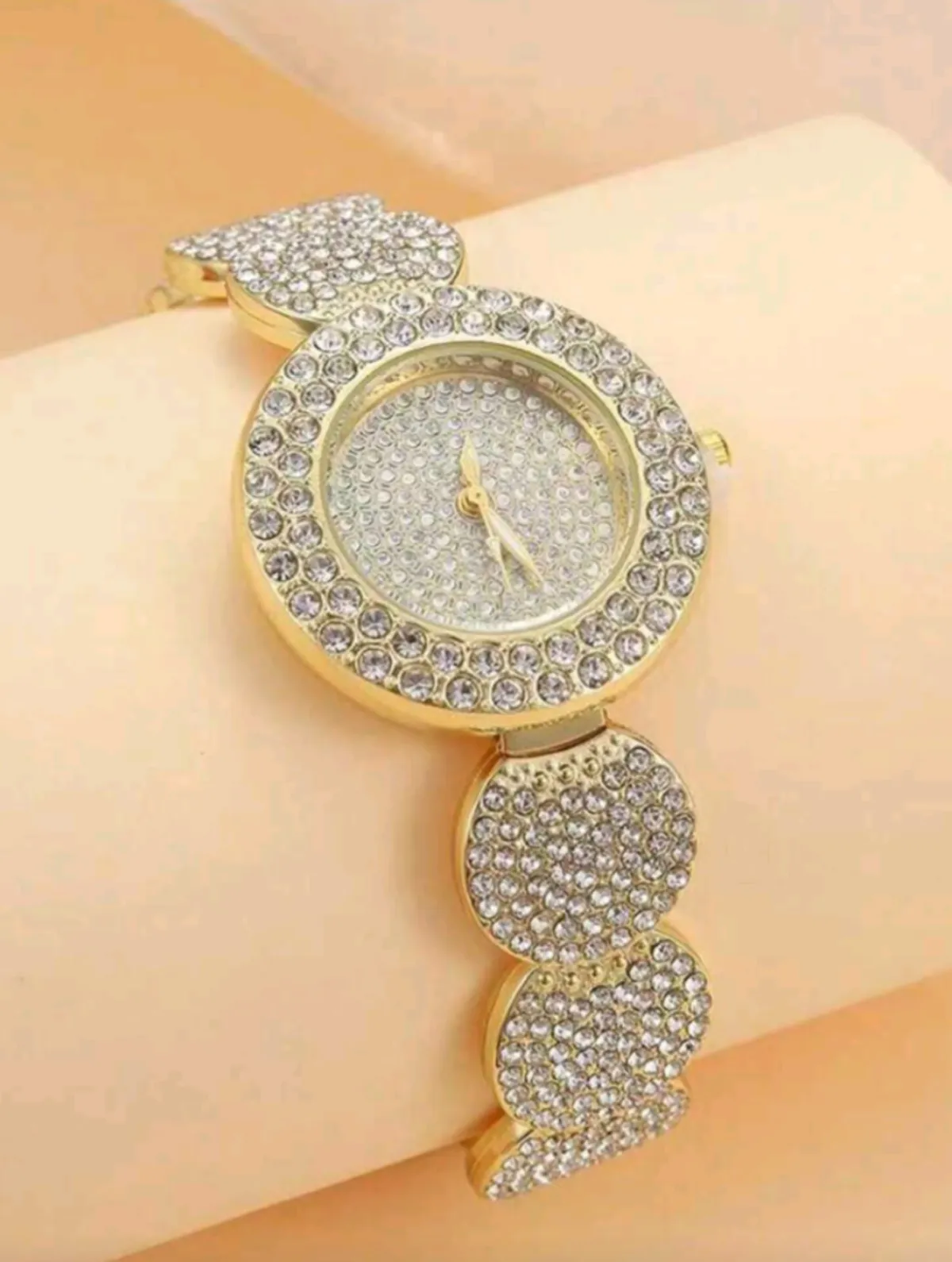 6pcs Women's Quartz Watch Jewelry Set, Includes Necklaces, Earrings, &amp; Ring - Image 3