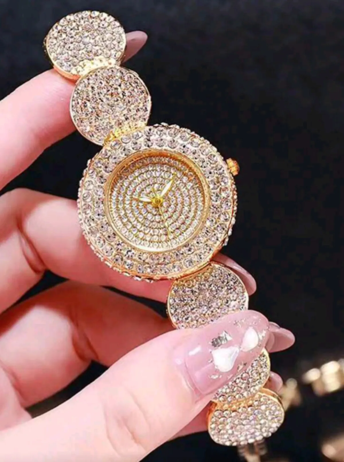 6pcs Women's Quartz Watch Jewelry Set, Includes Necklaces, Earrings, &amp; Ring - Image 4