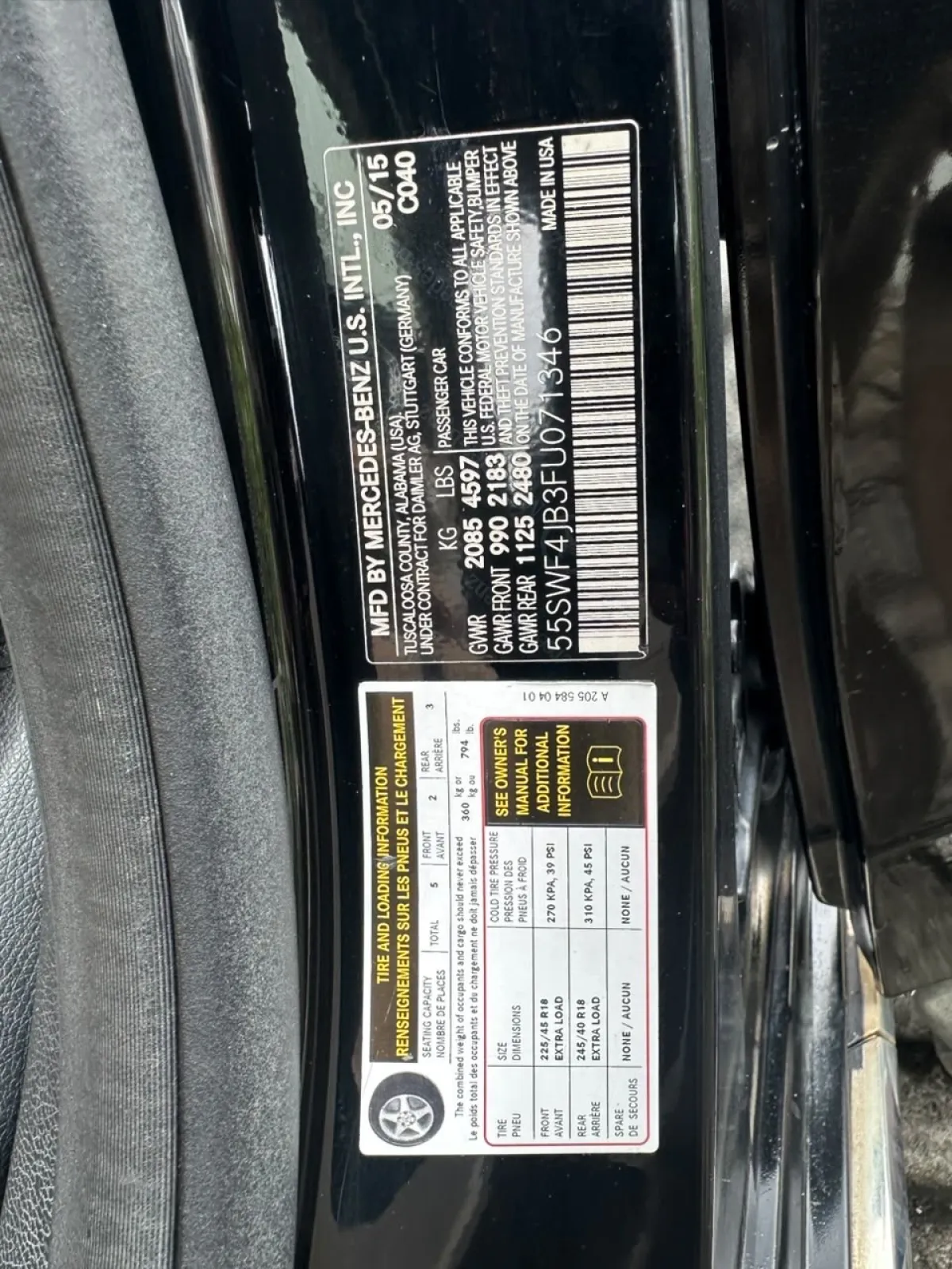 Belgium Grade 2015 MB C300 Fullest Option - Image 7