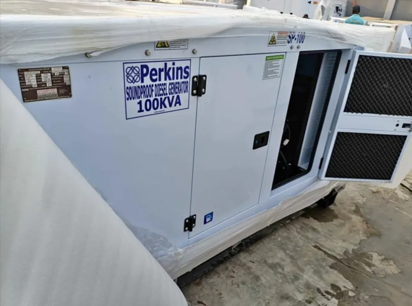 100kVA Perkins Soundproof Diesel Generator