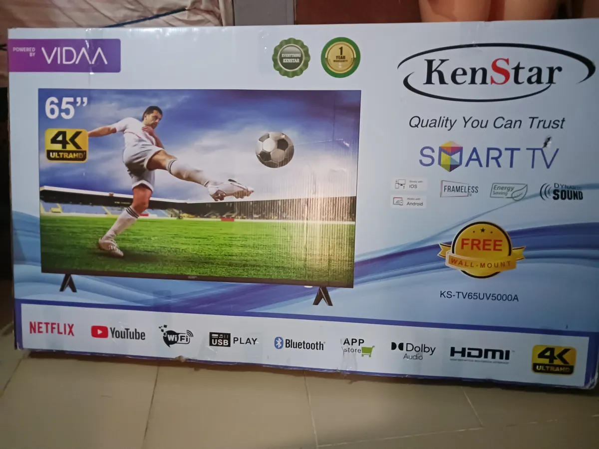 Kenstar 65" 4K uhd smart TV like new - Image 2