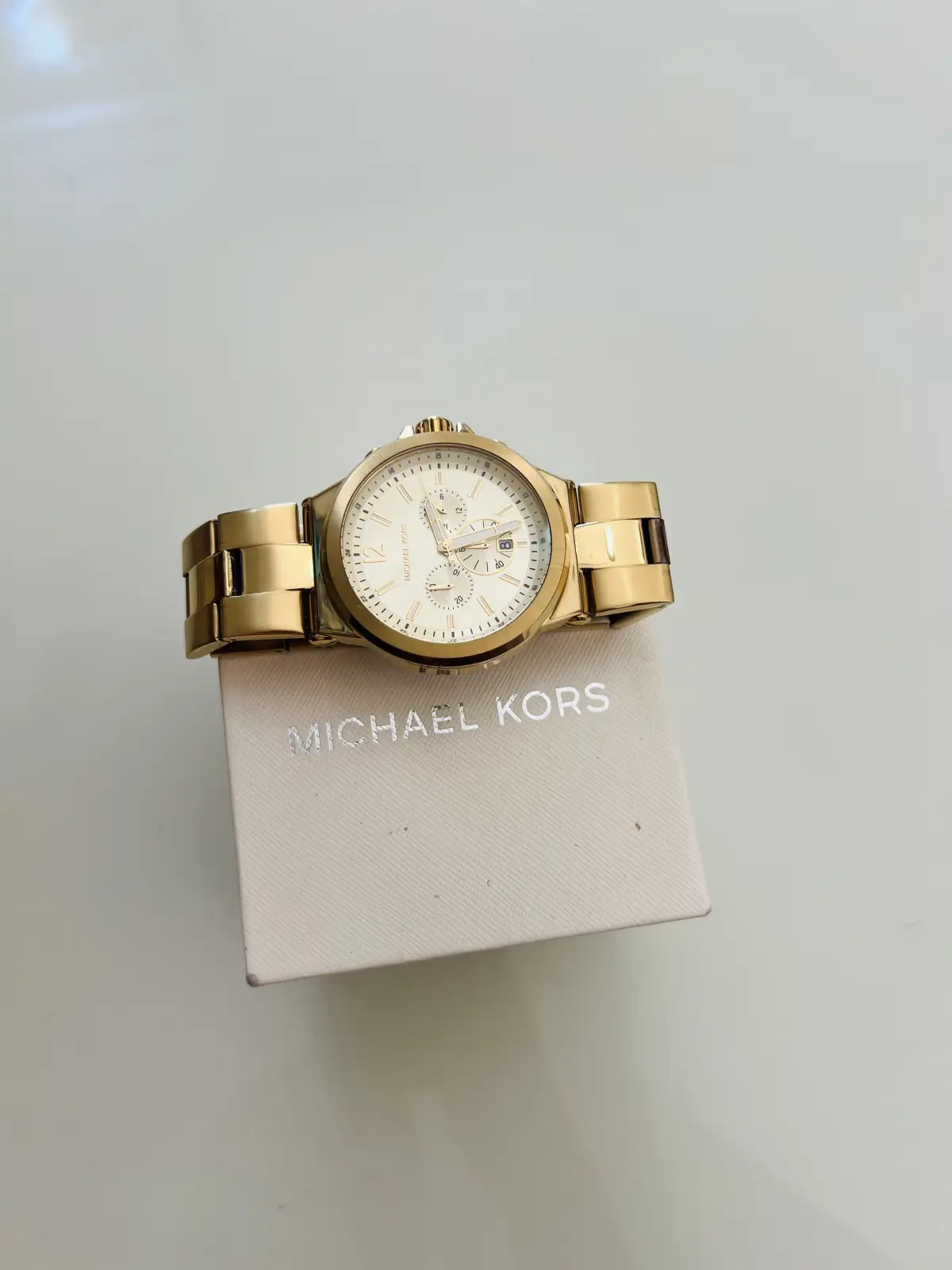 Wrist watch-Michael kors (MK 8278) Dylan Gold Tone - Image 5