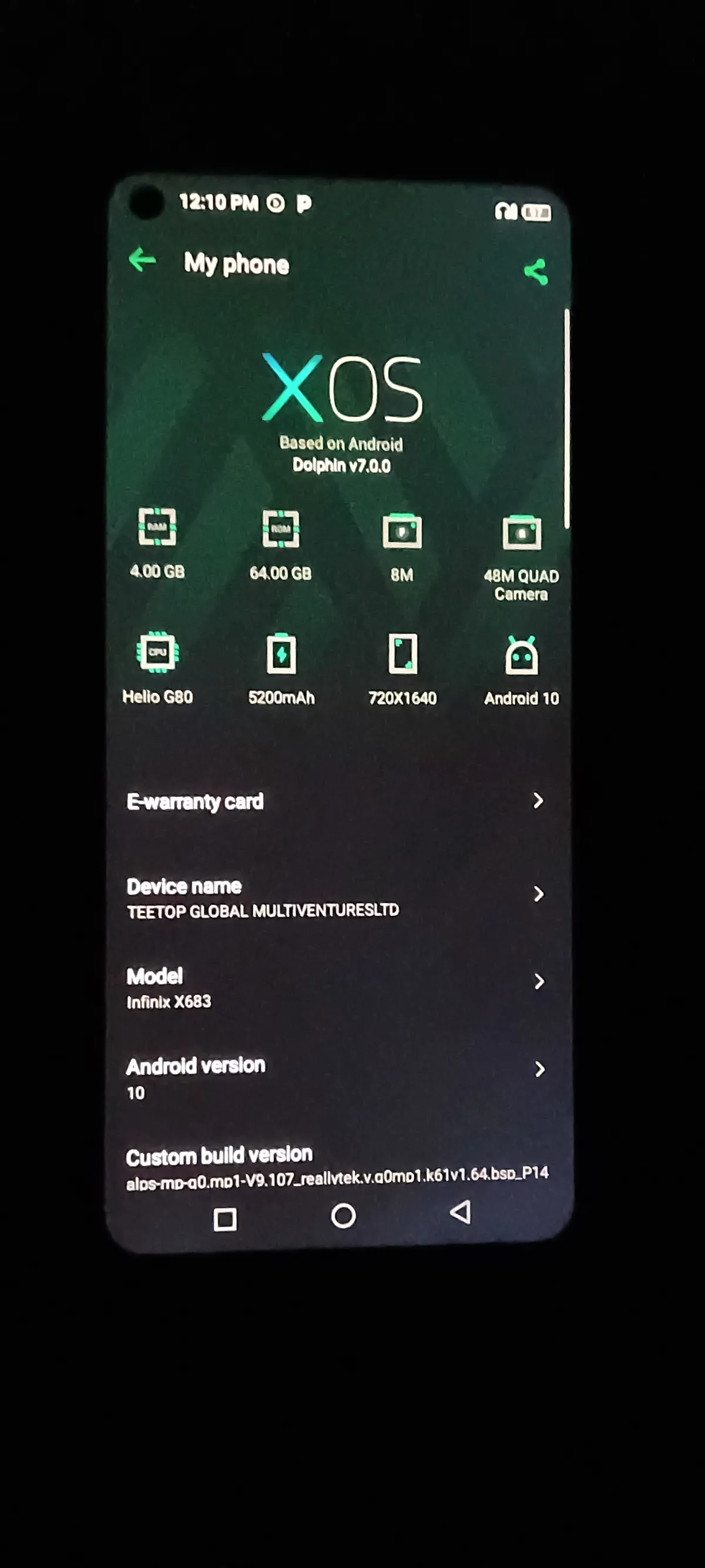 Infinix note8i - Image 1