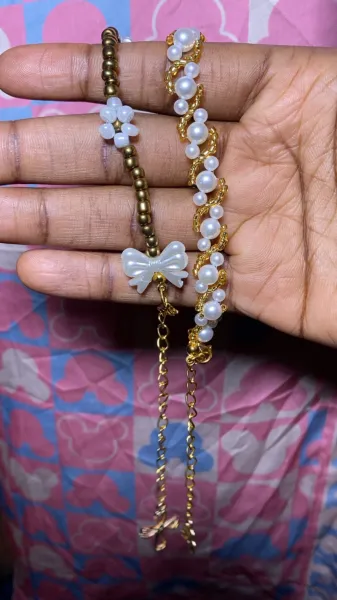 Waist beads and bracelets