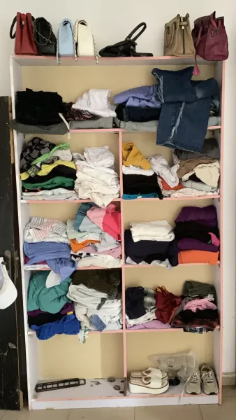 Open shelves