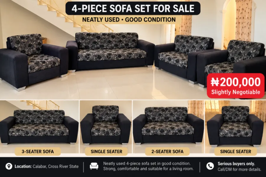 4 Set living room chair for sales