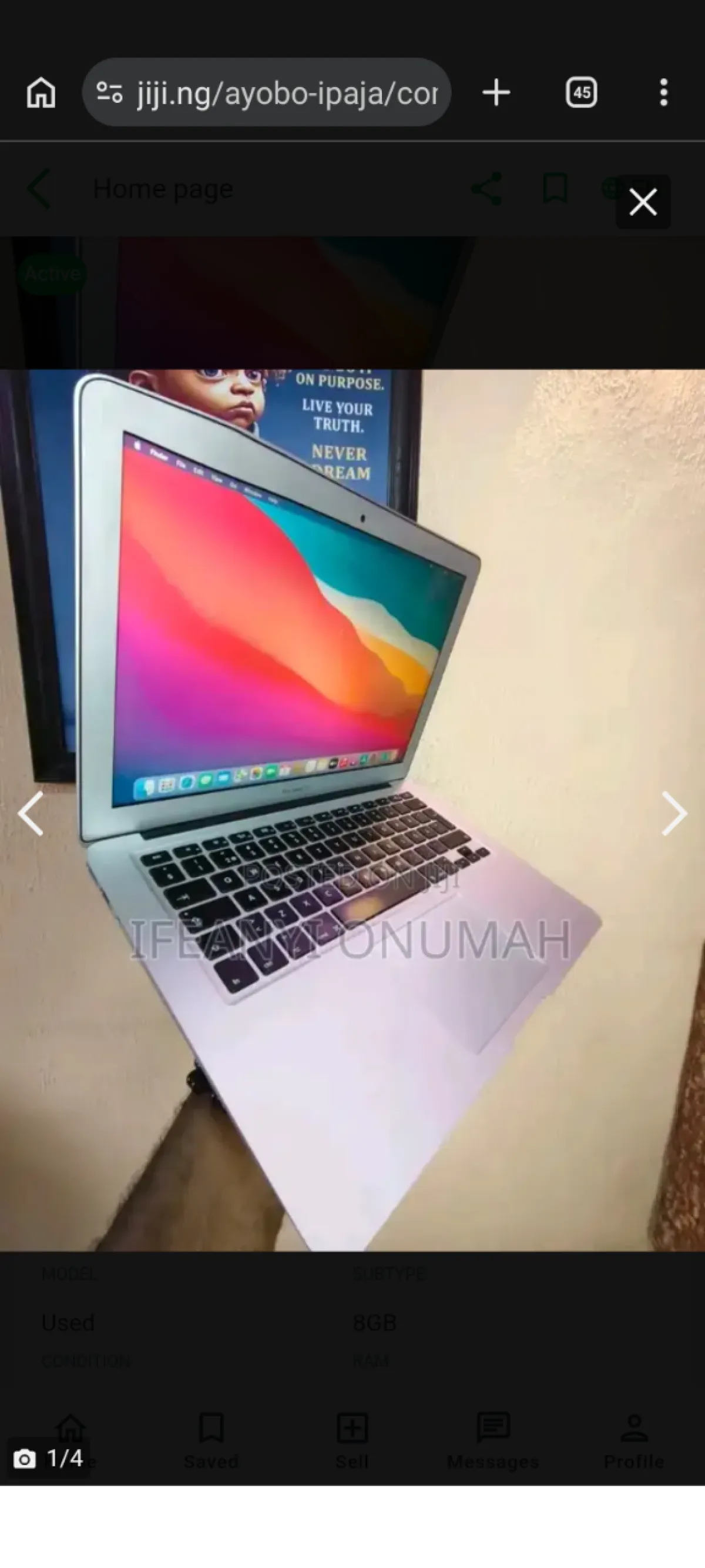 Laptop MacBook air 2014 - Image 6