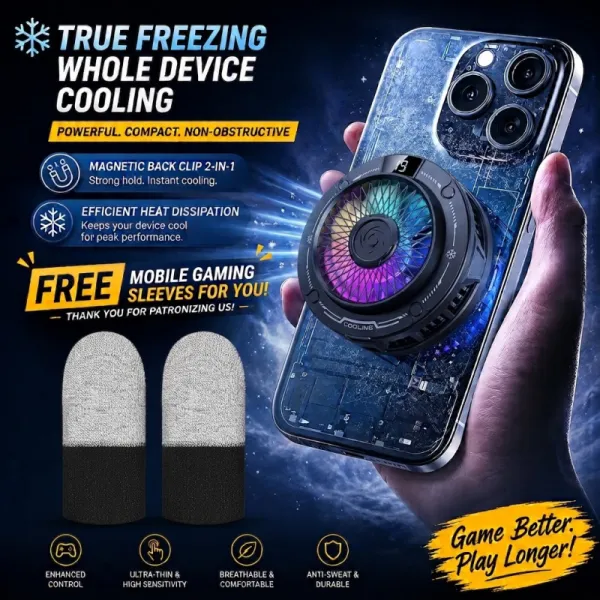 Adjustable Speed Magnetic Semiconductor Mobile Cooling Accessory