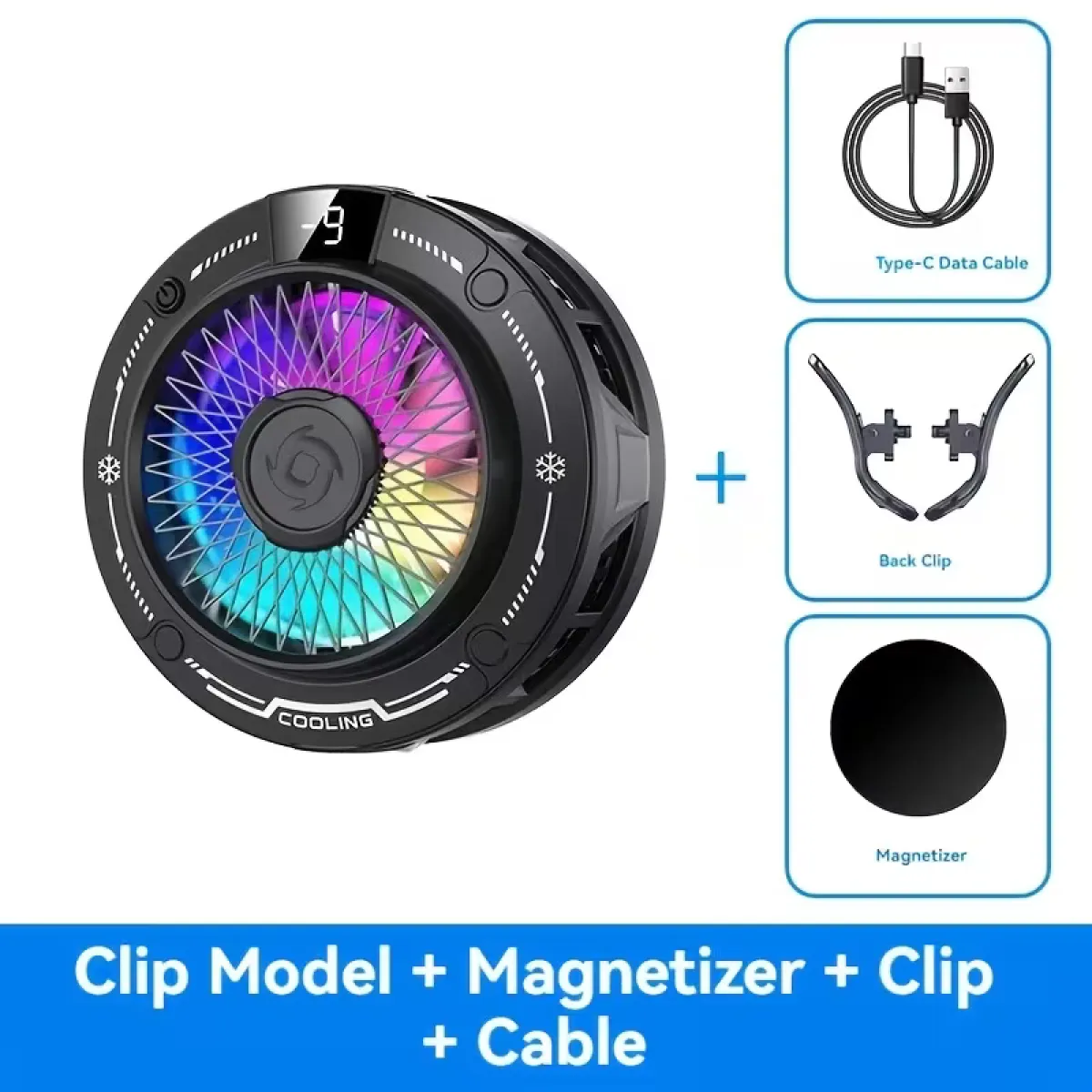 Adjustable Speed Magnetic Semiconductor Mobile Cooling Accessory (K38) - Image 5