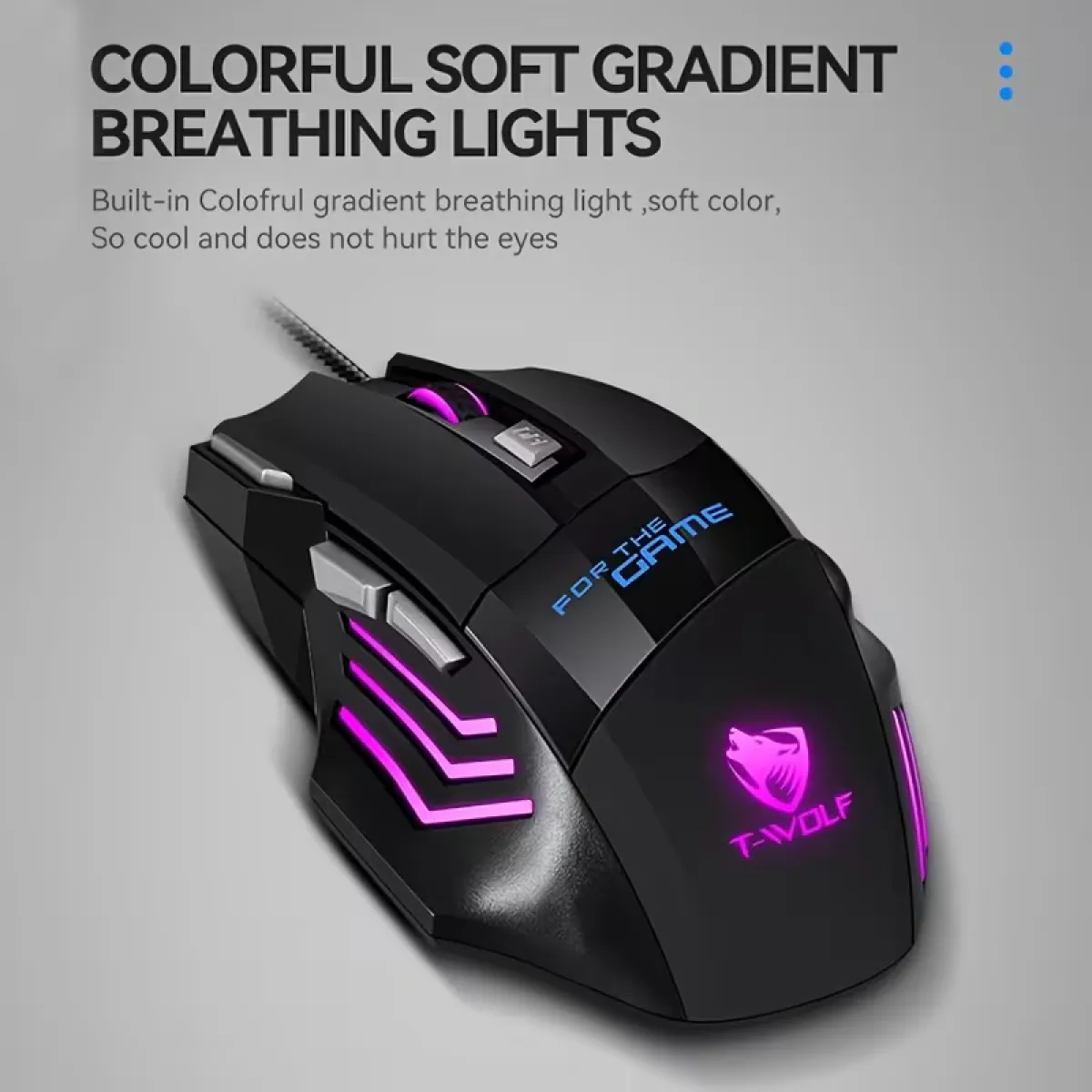 7-Button Wired Gaming Mouse RGB Backlight, 4-Level DPI - Image 7