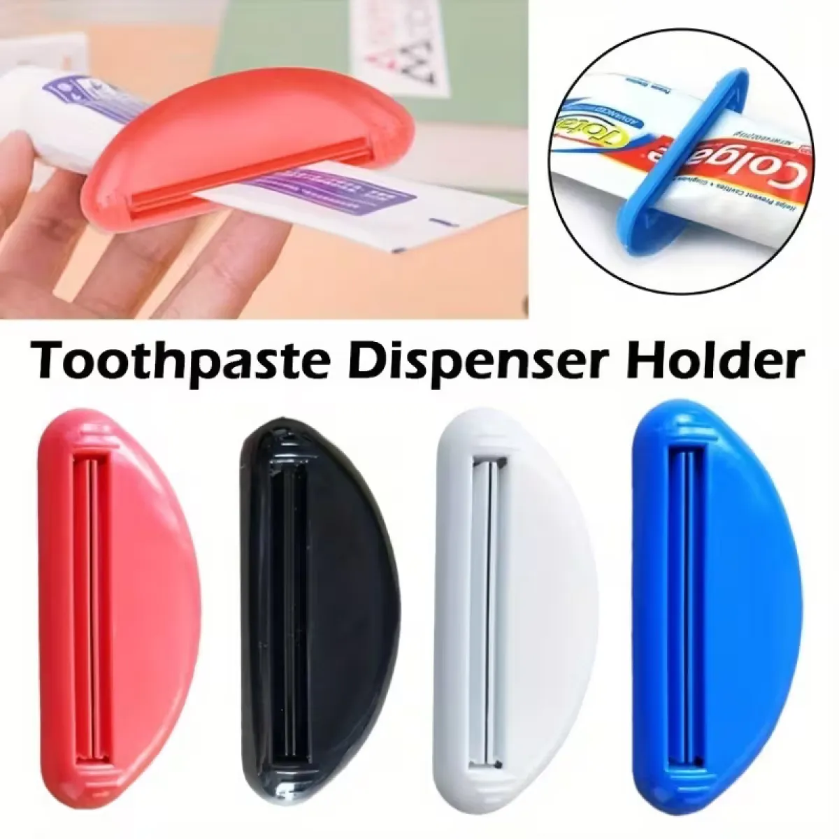 2PCS Toothpaste Tube Squeezer Roller Dispenser - Image 3