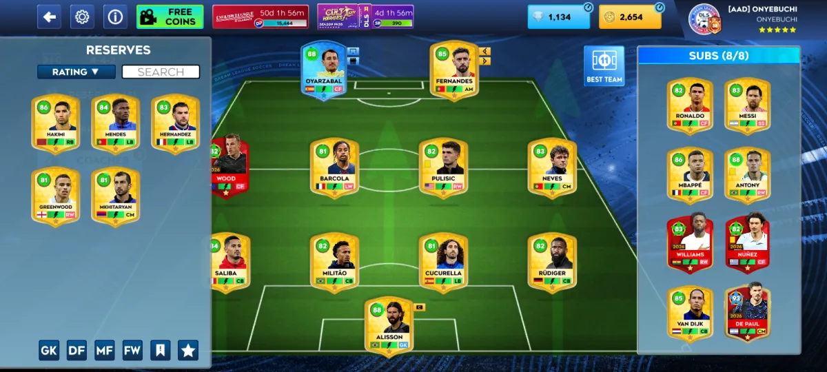 DLS account, Dream League Soccer, Mobile Games, Android Games, Coin Accou - Image 5