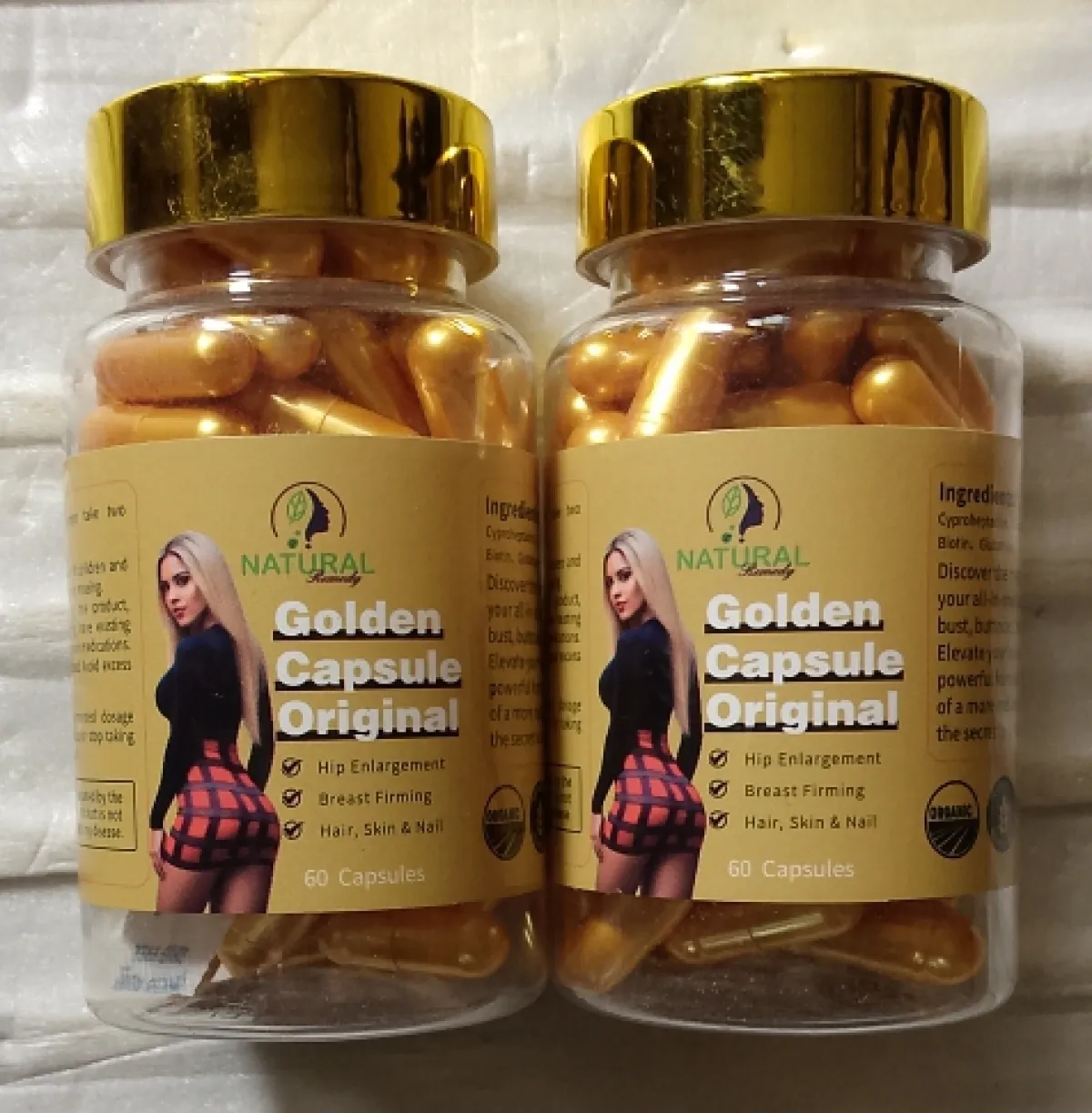Golden Capsule for Butt, Breast, Skin, Hair and Nails - Image 3