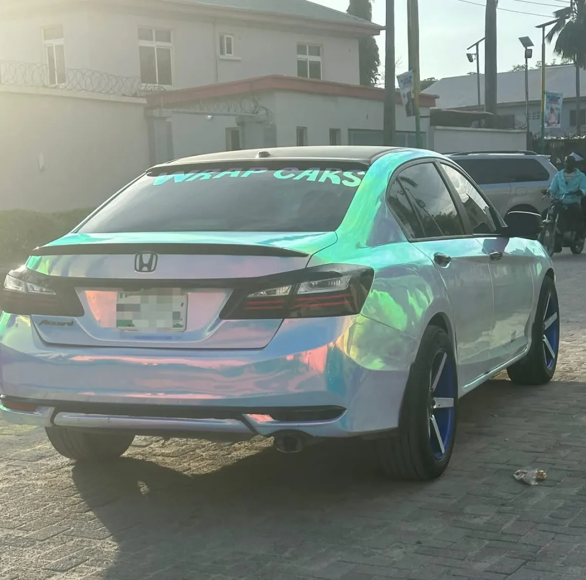 Honda Accord 2014 modelFirst body pan wrapped Untouched engine and gearChil - Image 3