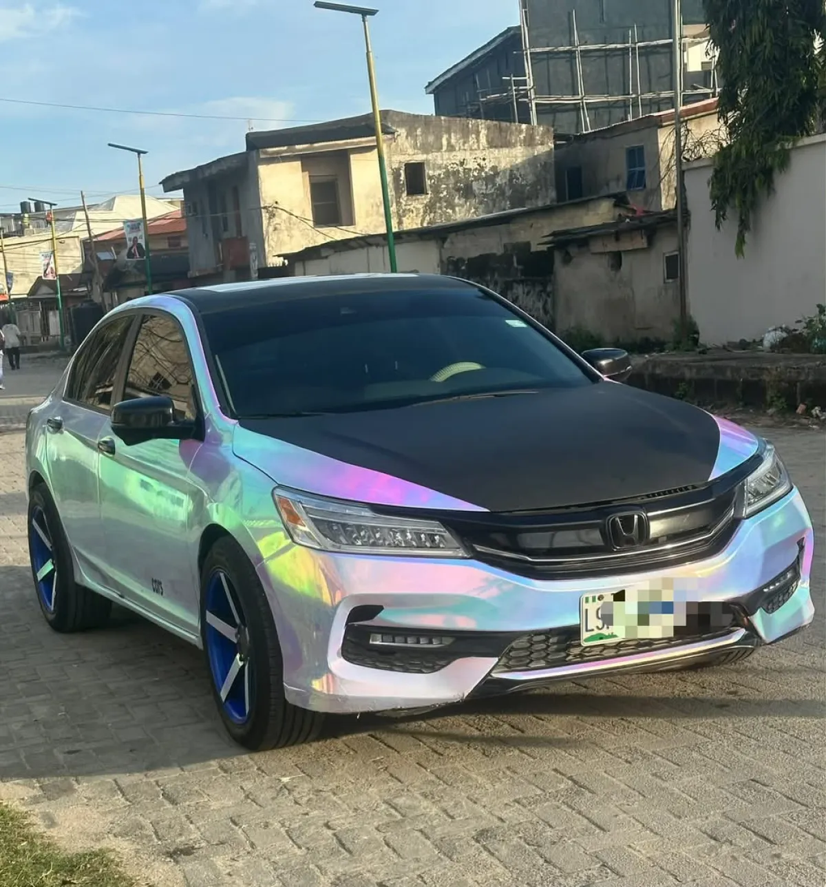 Honda Accord 2014 modelFirst body pan wrapped Untouched engine and gearChil - Image 7