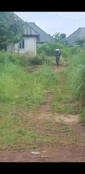 100 by 100 for sale at ayen community, very close to the express egba road