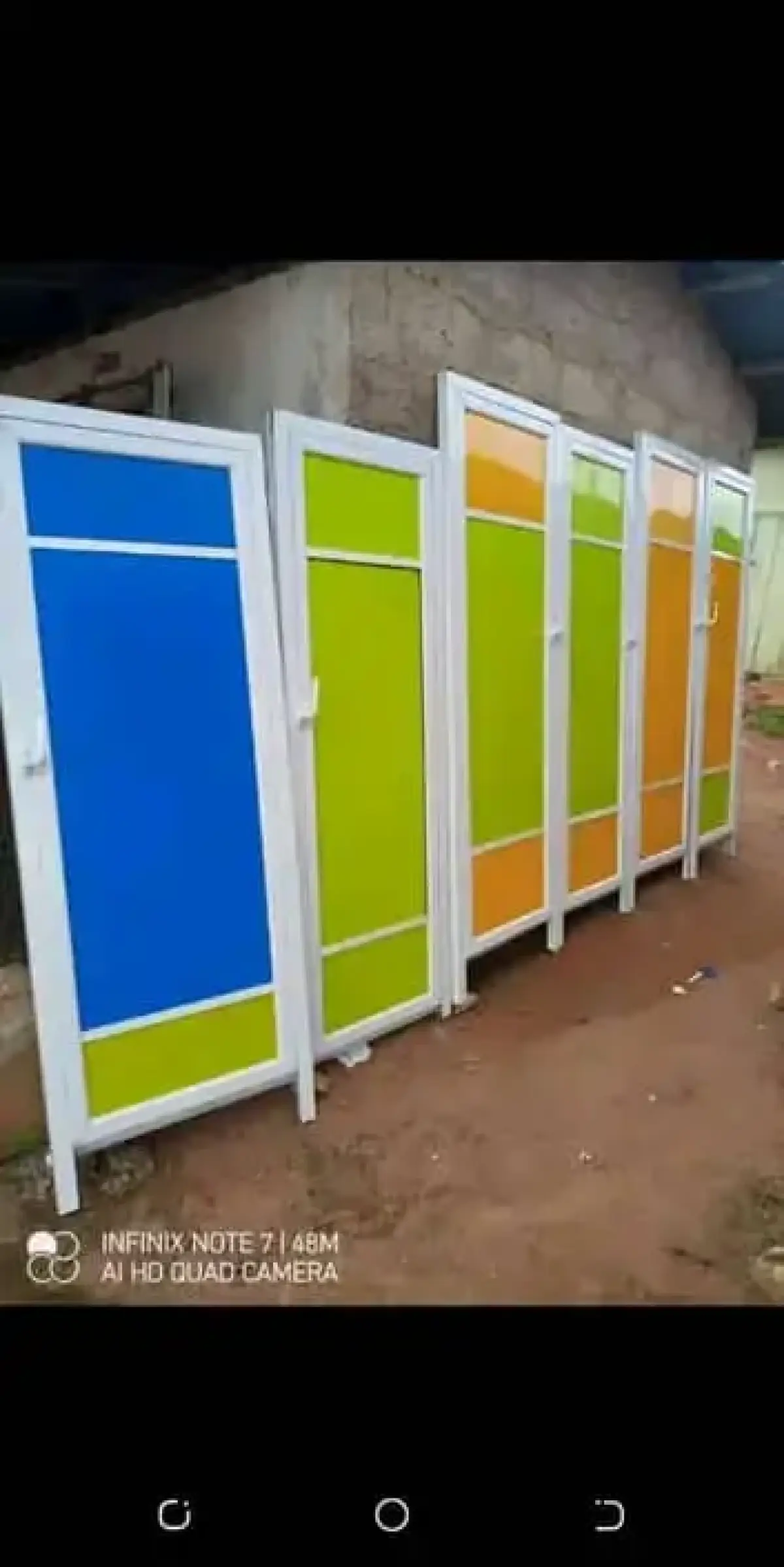 Aluminum Toilet Doors - Image 2