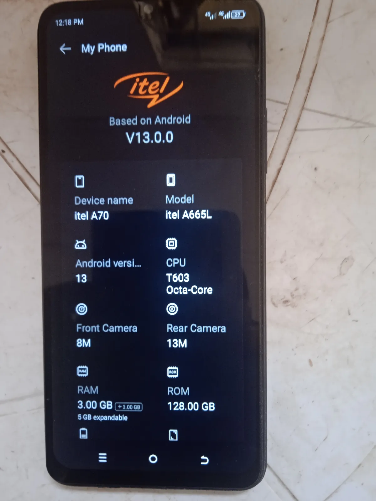 Itel A70 for sale - Image 1